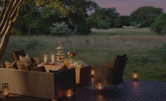 Luxury lodge in the Okavango Delta Botswana